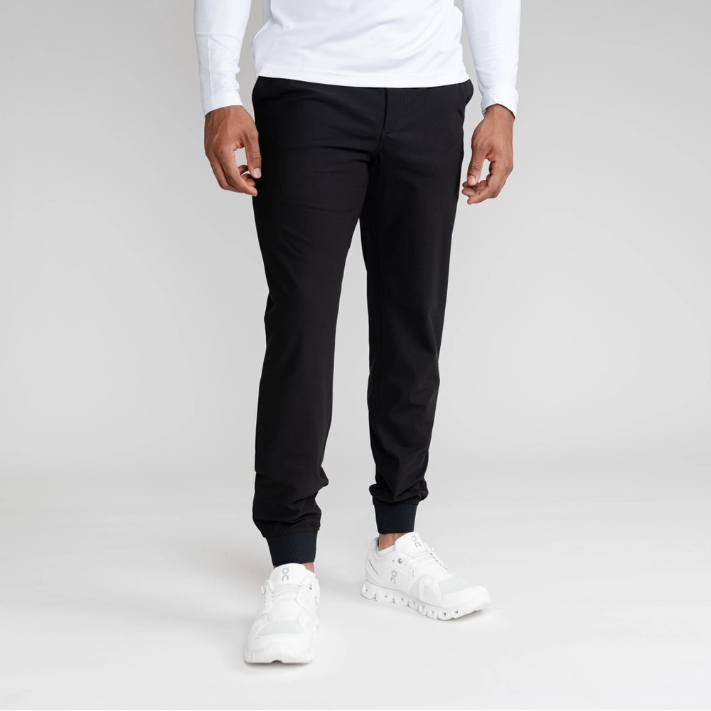 Rhoback Delta Performance Black Jogger Pants